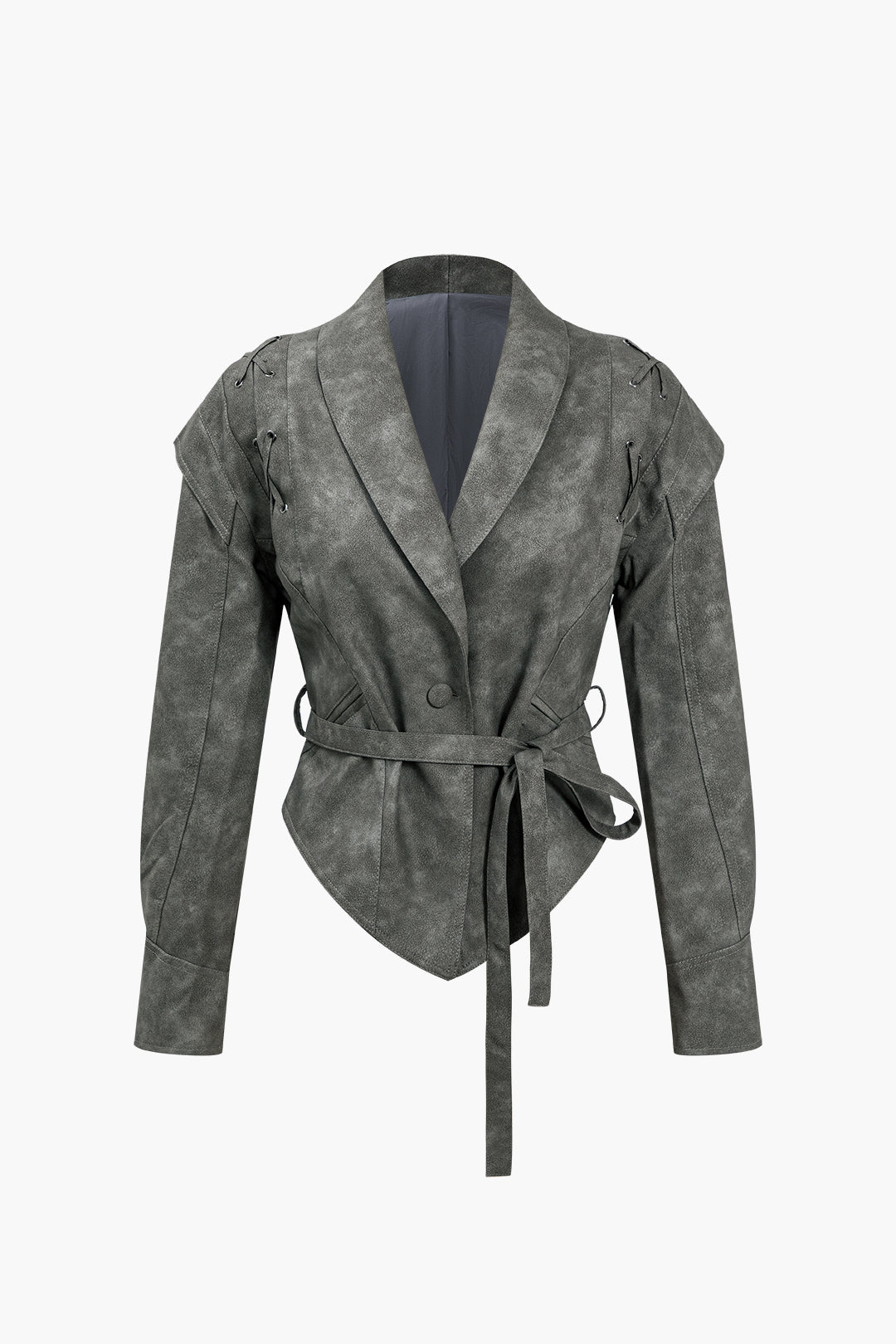 Stylish tie-front women's jacket