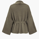 Elegant V-neck women's sweater cardigan