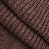 Chic ribbed knit dress and cardigan set