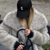 Luxurious soft-touch women's fur coat