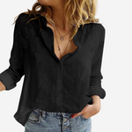 Poppy - Stylish Linen Blend Blouse for Women