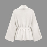 Elegant V-neck women's sweater cardigan