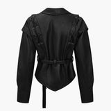 Stylish tie-front women's jacket