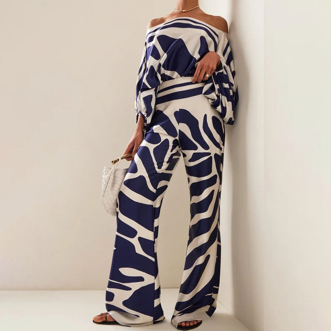 Stylish Satin Two-Piece Set for Women