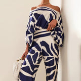 Stylish Satin Two-Piece Set for Women