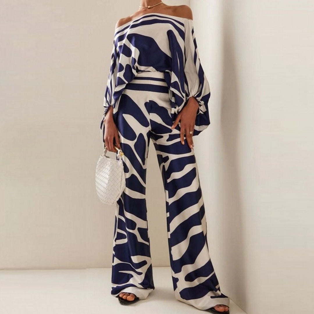 Stylish Satin Two-Piece Set for Women