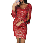 Olivia | Stylish V-Neck Party Dress