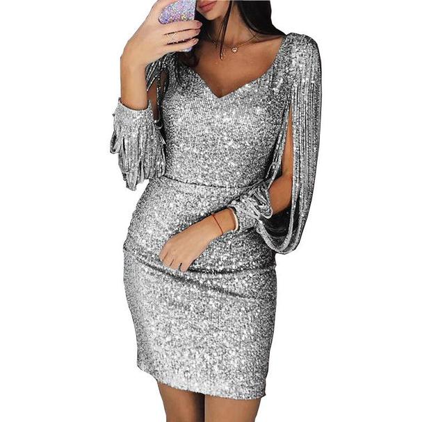 Olivia | Stylish V-Neck Party Dress