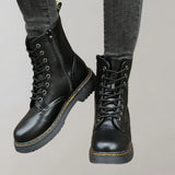 Trendy ankle-length women's boots