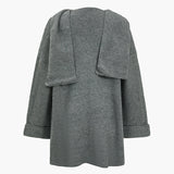 Elegant solid comfort women's sweater cardigan