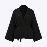 Elegant V-neck women's sweater cardigan
