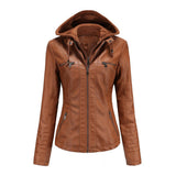 High-quality women's biker jacket