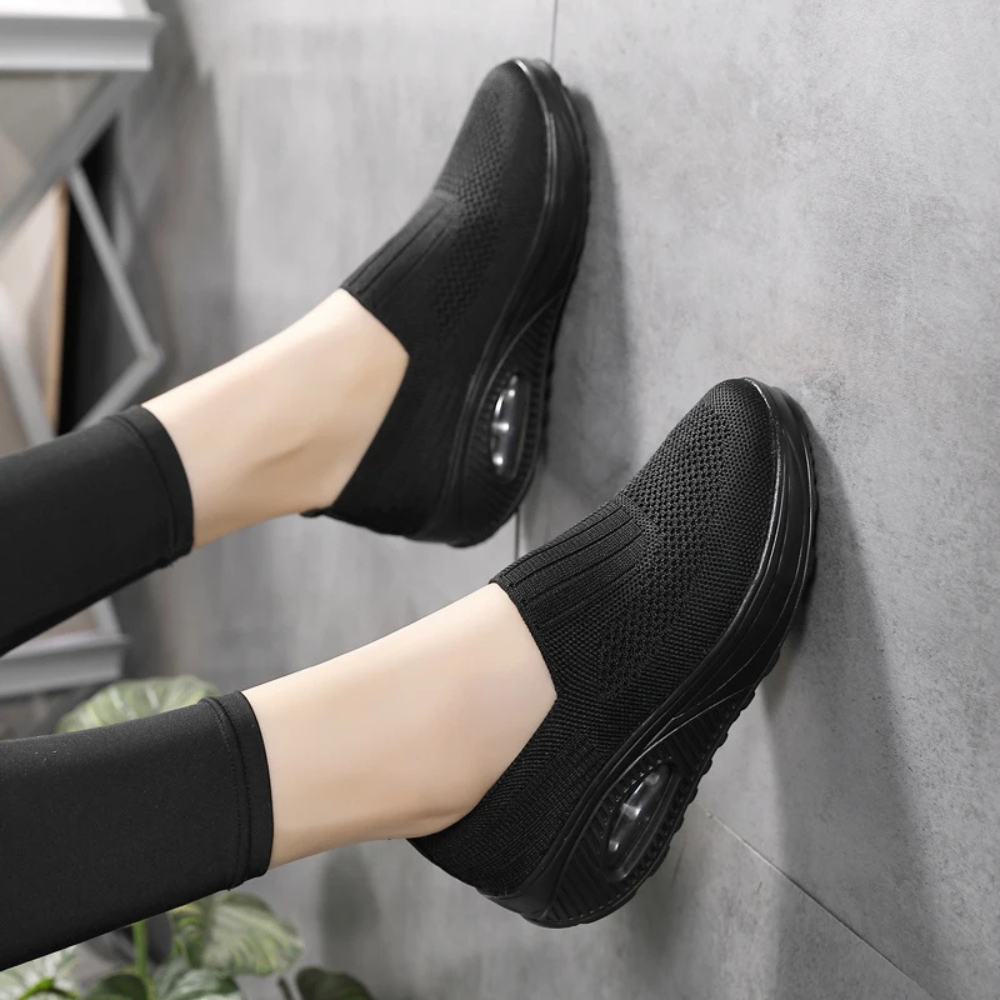 Isabella Wedge Heels - Breathable Comfort for Women